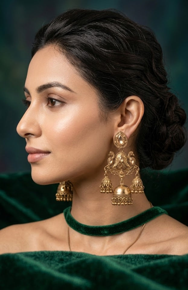 Elite Ethnic Jhumkas | Elegant Ethnic Earrings for Women