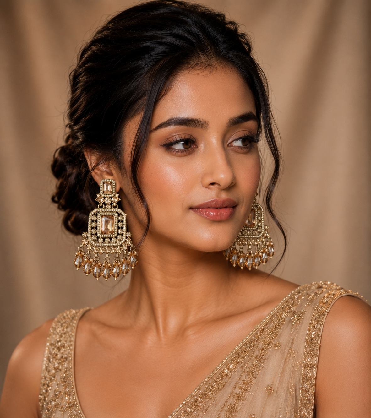 Anushri Grace Danglers | Elegant Ethnic Earrings for Women