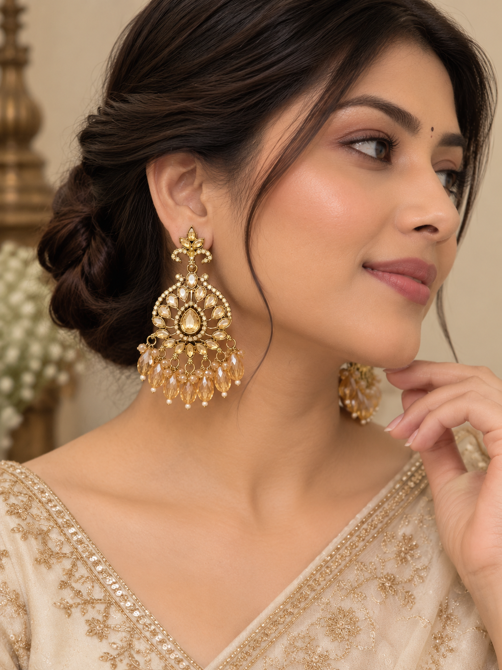 Aurevia Statement Earrings| Elegant Ethnic Earrings for Women