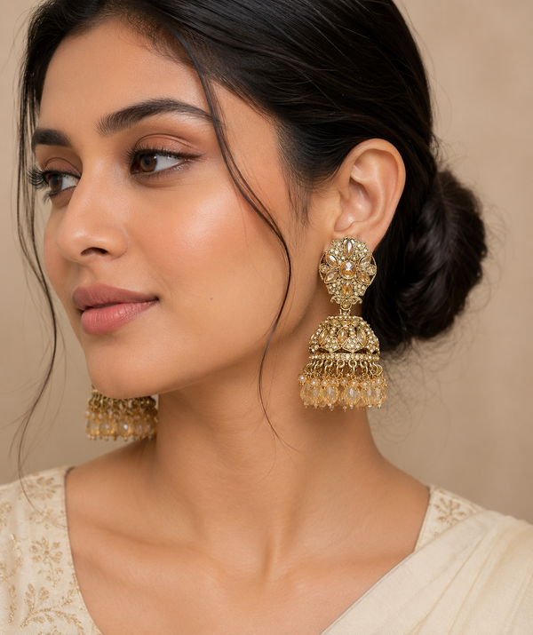 Celestial Jhumkas | Elegant Ethnic Earrings for Women