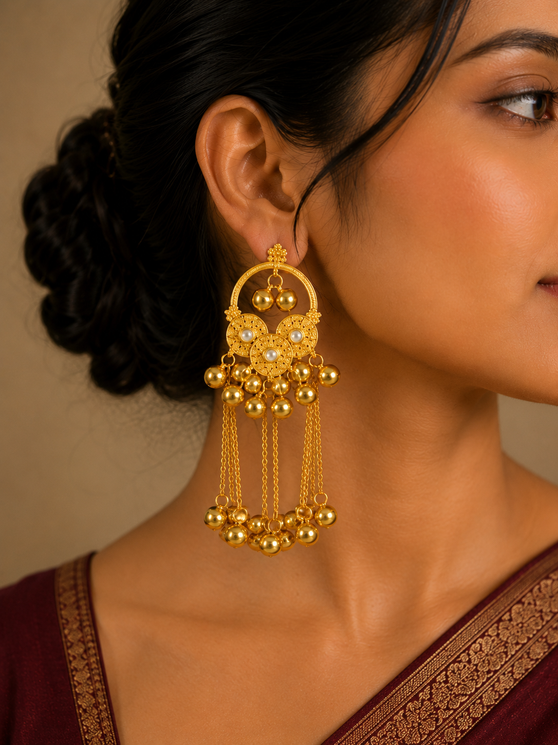 Kashmiri Drops Earrings | Traditional Drop Earrings for Women