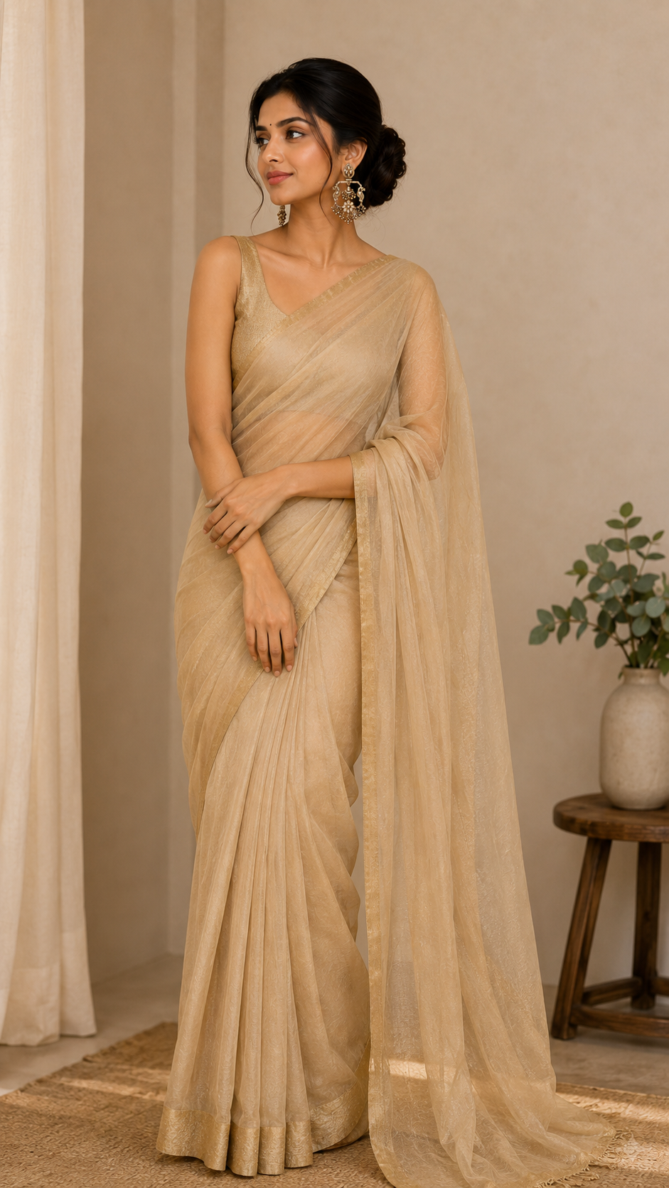 Anushri Swarn Mayuri Chandbalis | Elegant Ethnic Earrings for Women