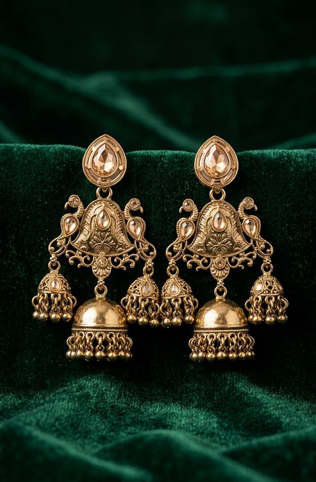 Elite Ethnic Jhumkas | Elegant Ethnic Earrings for Women