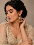 Aura Chandbali Earrings | Elegant Chandbali Earrings for Women