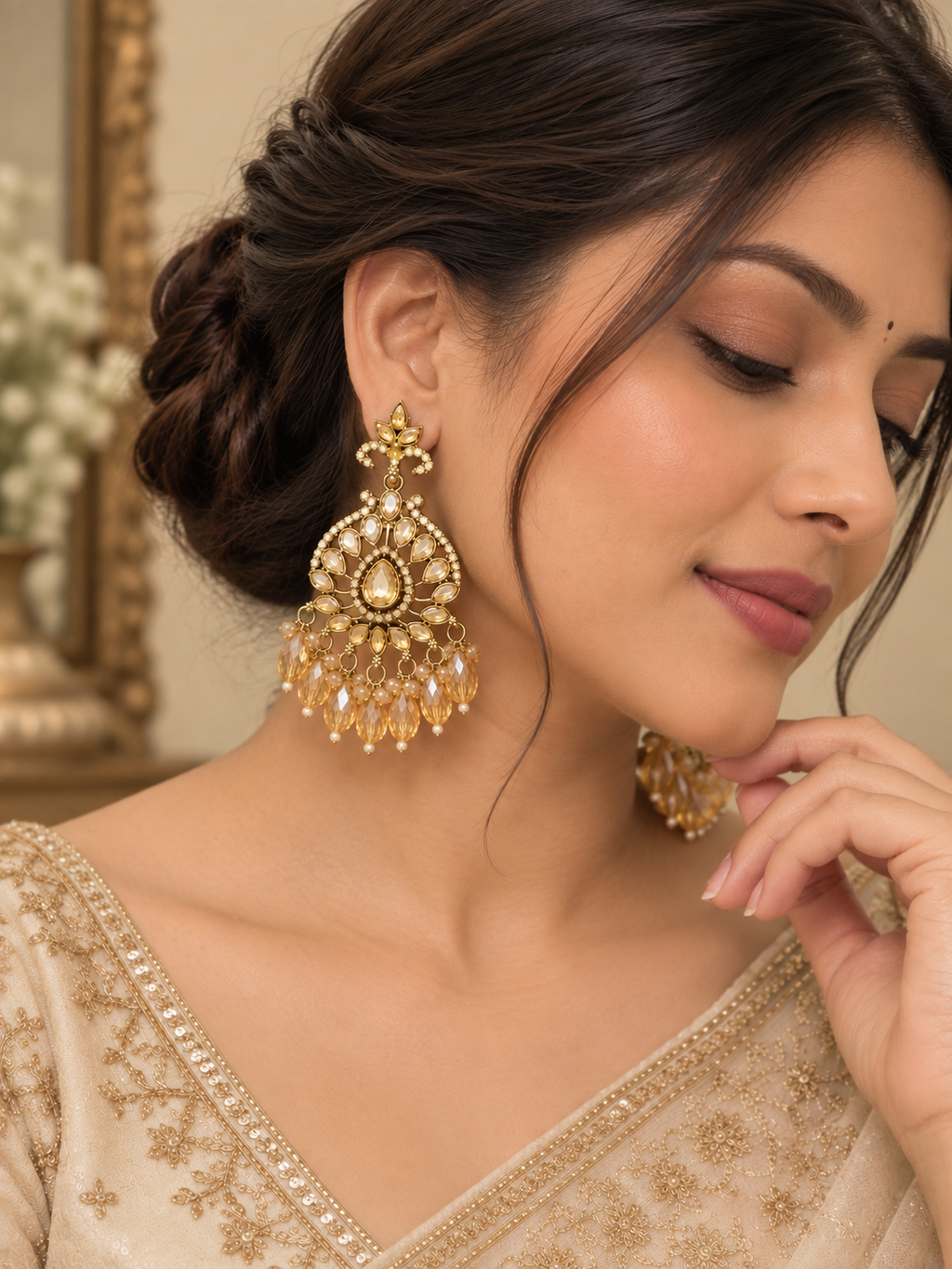 Aurevia Statement Earrings| Elegant Ethnic Earrings for Women