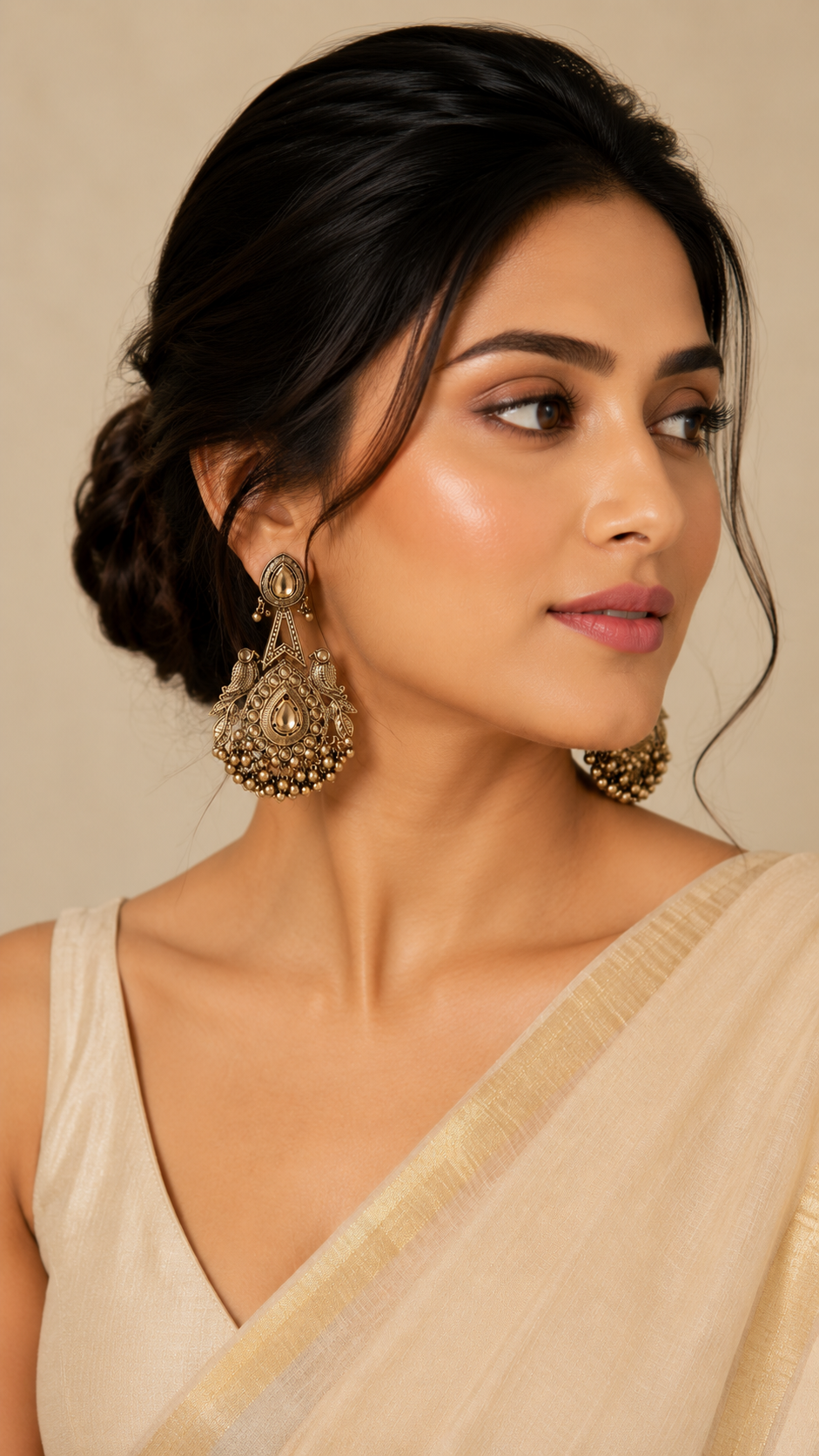 Anushri Royal Peacock Earrings | Elegant Ethnic Earrings for Women