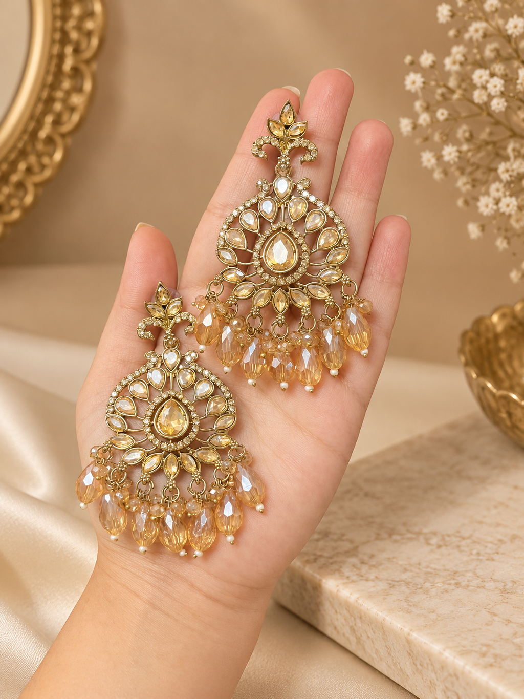 Aurevia Statement Earrings| Elegant Ethnic Earrings for Women