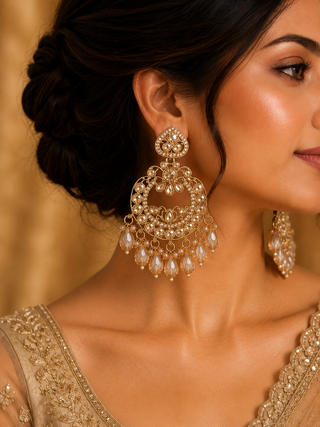 Mayura Royal Drop Earrings | Elegant Ethnic Earrings for Women