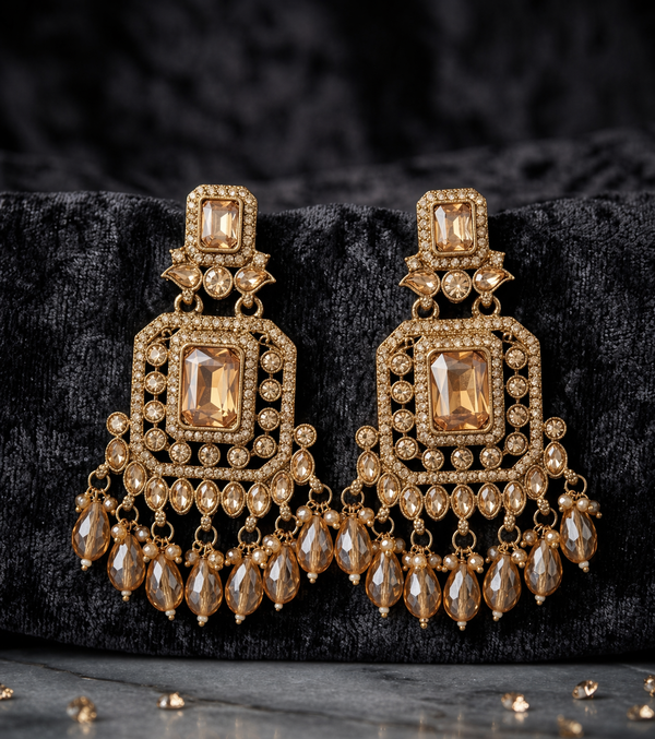 Anushri Grace Danglers | Elegant Ethnic Earrings for Women