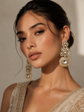 Pearl Veil Royal Danglers | Elegant Pearl Earrings for Women