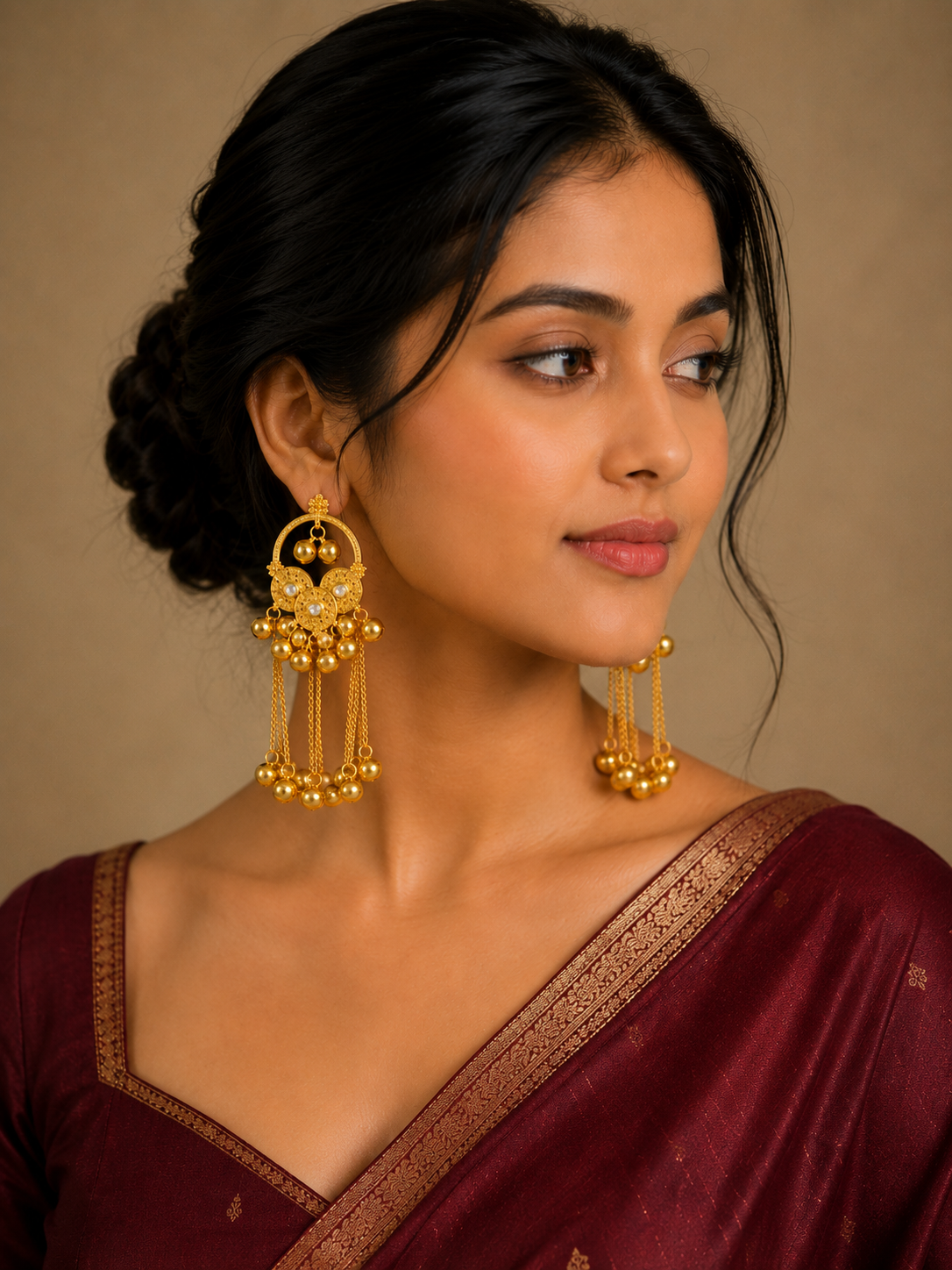 Kashmiri Drops Earrings | Traditional Drop Earrings for Women